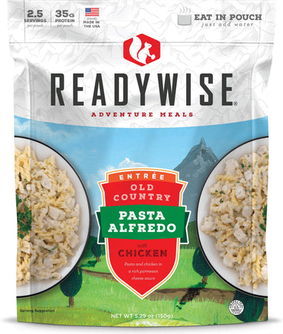 Old Country Pasta Alfredo with Chicken  ReadyWise Old Country Pasta Alfredo with Chicken - Single Pouch  