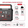 Rockpals 330W Power Station + 100W Solar Panel Kit - ReadyWise