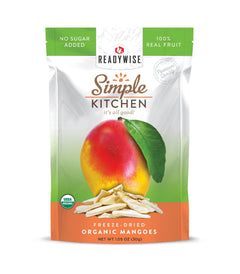 Simple Kitchen Organic Freeze-Dried Mangoes - 6 Pack - ReadyWise