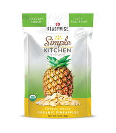 Simple Kitchen Organic Freeze-Dried Pineapples - 6 Pack - ReadyWise