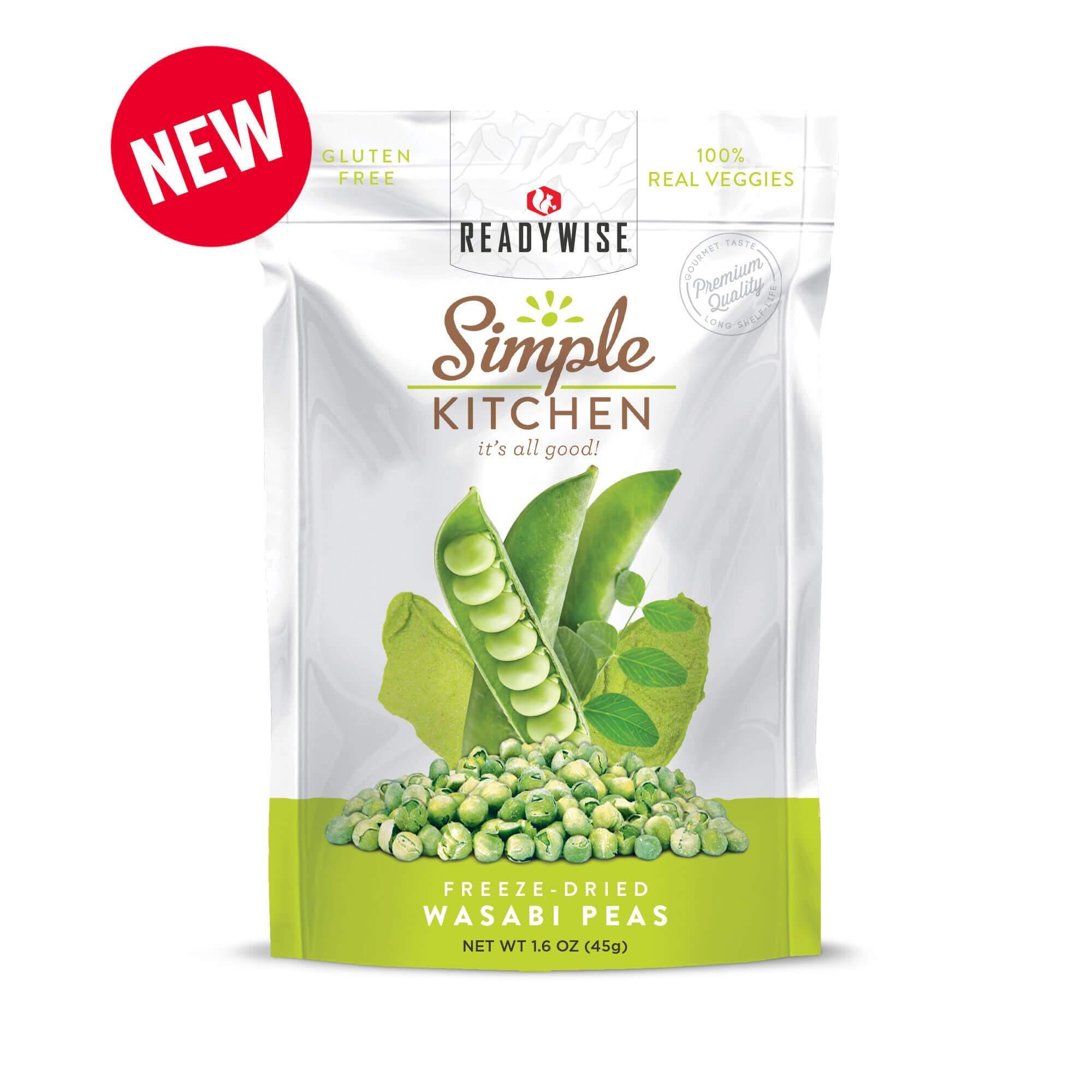 Simple Kitchen Wasabi Peas - 6 Pack - ReadyWise