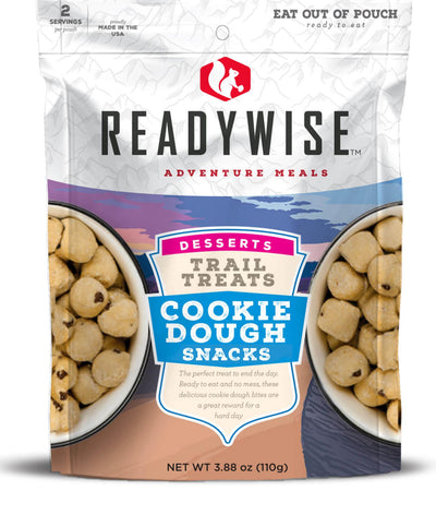 Trail Treats Cookie Dough Snacks  ReadyWise Trail Treats Cookie Dough Snacks - Single Pouch  