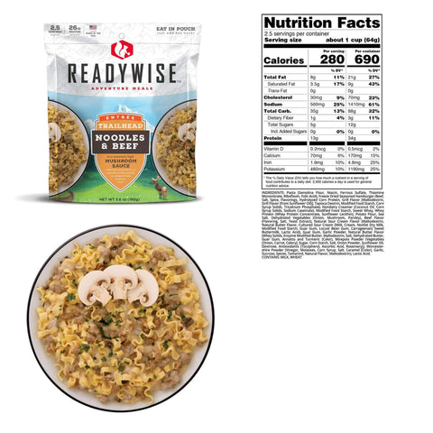 Trailhead Noodles & Beef - ReadyWise