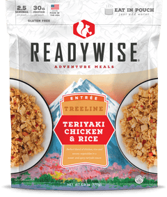 Treeline Teriyaki Chicken & Rice  ReadyWise Treeline Teriyaki Chicken & Rice - Single Pouch  