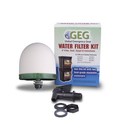 Water Filter Kit for use with ReadyWise Food Buckets  ReadyWise   